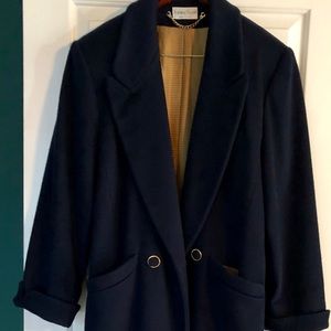 Vintage Navy Dress Peacoat